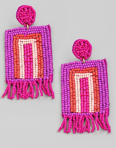 BEADED EARRINGS