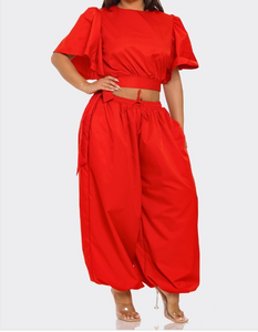 JEANIE SET - RED