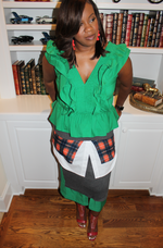 Load image into Gallery viewer, RUFFLE MY FEATHERS TOP - GREEN
