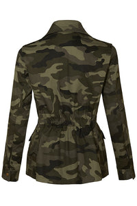 CAMO DRAWSTRING JACKET
