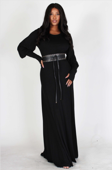 WONDER WOMAN DRESS - BLACK