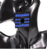 Load image into Gallery viewer, SQUARE STRIPE EARRINGS
