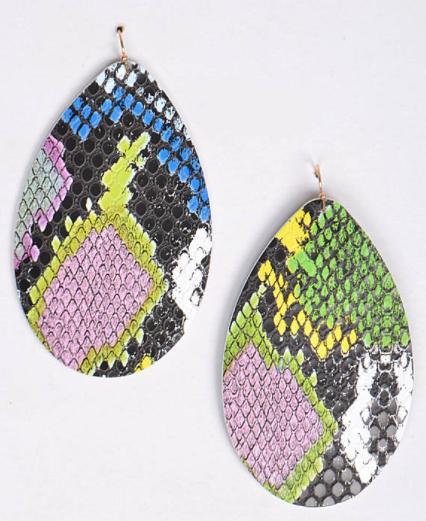 MULTI-COLOR TEAR DROP EARRINGS