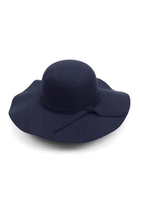 FLOPPY WIDE BRIM HAT - ROYAL BLUE, TEAL, BLACK