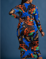 Load image into Gallery viewer, PICASSO MIDI DRESS - CURVY CUTIE
