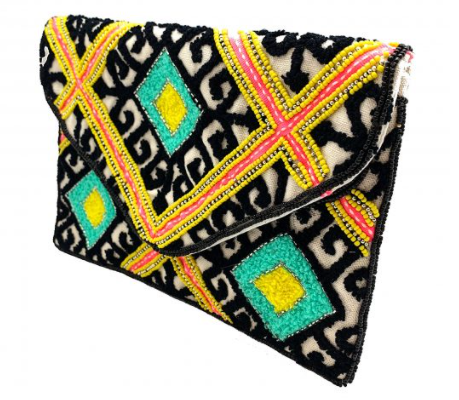 MULTI-COLOR BLACK CLUTCH
